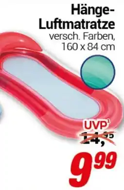 CENTERSHOP Bestway Hänge Luftmatratze Angebot