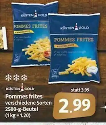 Markant Markt Küsten Gold Pommes Frites Angebot