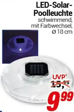 CENTERSHOP Bestway LED-Solar Poolleuchte Angebot