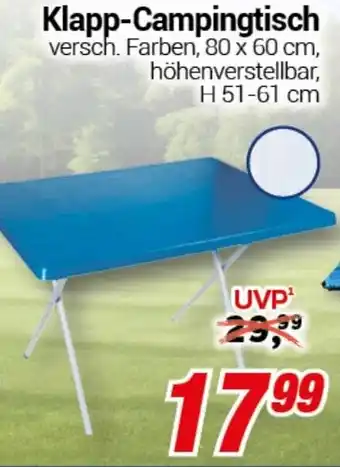 CENTERSHOP Klapp-Campingtisch Angebot