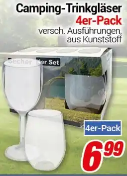 CENTERSHOP Camping-Trinkgläser Angebot