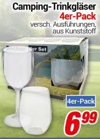 CENTERSHOP Camping-Trinkgläser Angebot