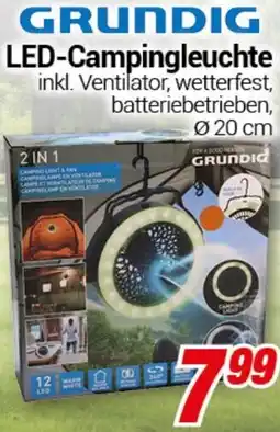 CENTERSHOP GRUNDIG LED-Campingleuchte Angebot