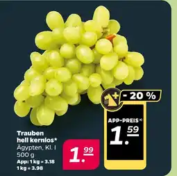 NETTO Trauben hell kernlos Angebot