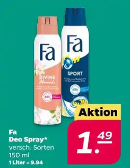 NETTO Fa deo spray Angebot