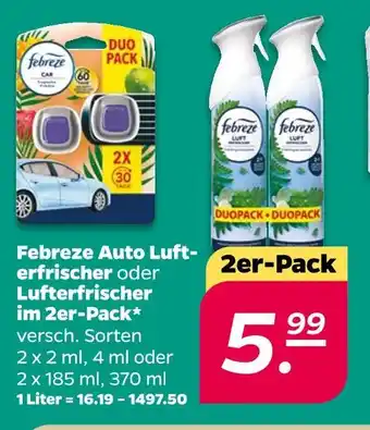 NETTO Febreze febreze auto lufterfrischer Angebot