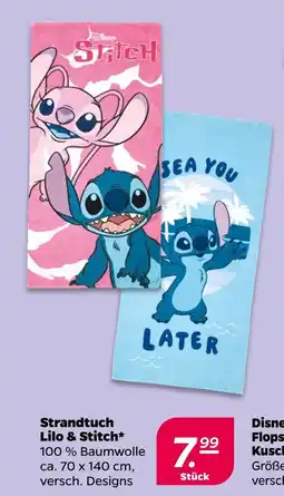 NETTO Disney strandtuch lilo & stitch Angebot