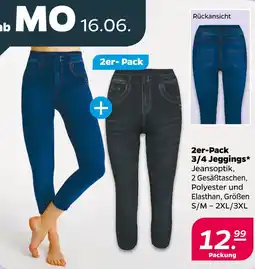 NETTO 2er-pack 3/4 jeggings Angebot
