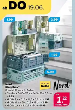 NETTO Nord klappbox größe xs Angebot