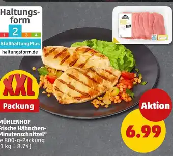 PENNY Mühlenhof frische hähnchen-minutenschnitzel Angebot
