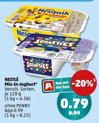 PENNY Nestlé mix-in-joghurt Angebot