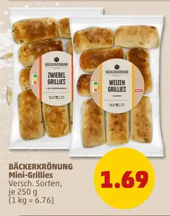 PENNY Bäckerkrönung mini-grillies Angebot