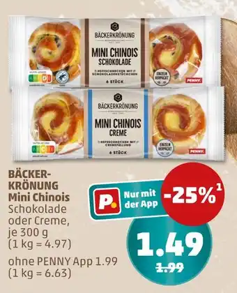 PENNY Bäckerkrönung mini chinois Angebot