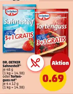 PENNY Dr. oetker sahnesteif oder tortenguss rot Angebot