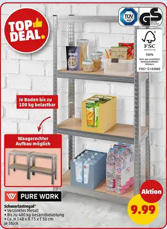 PENNY Pure work schwerlastregal Angebot