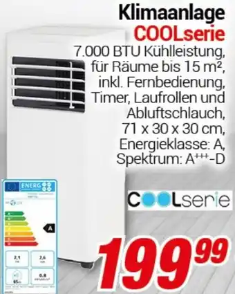 CENTERSHOP COOLserie Klimaanlage Angebot