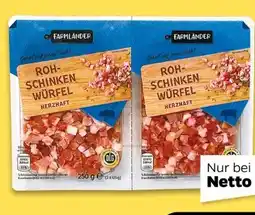 NETTO Farmländer Rohschinkenwürfel Angebot