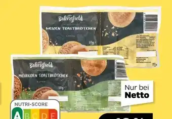 NETTO Bakersfield Toastbrötchen Weizen Angebot