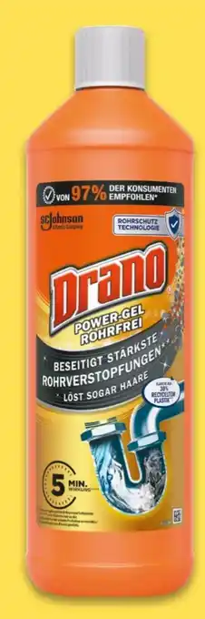 NETTO Drano Power-Gel Rohrfrei Abflussreiniger Angebot