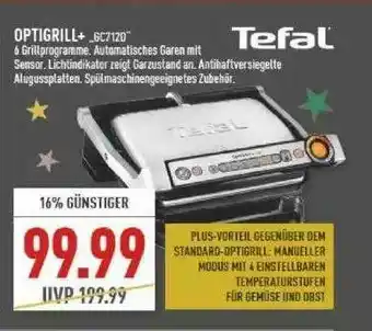 Marktkauf Tefal Optigrill+ „gc7120“ Angebot