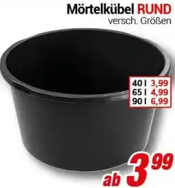 CENTERSHOP Mörtelkübel RUND Angebot