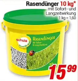 CENTERSHOP Schola Rasendünger Angebot