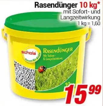 CENTERSHOP Schola Rasendünger Angebot