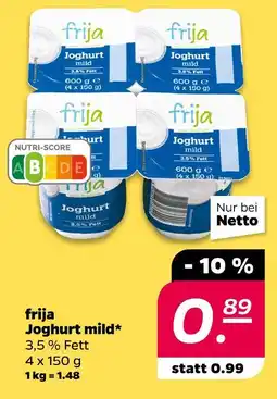 NETTO Frija joghurt mild Angebot