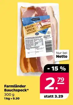 NETTO Farmländer bauchspeck Angebot