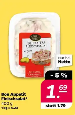 NETTO Bon appetit delikatess fleischsalat Angebot