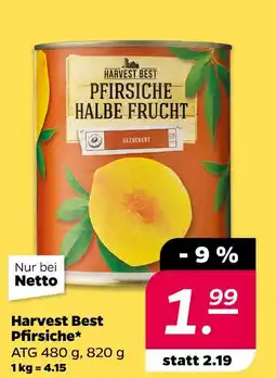 NETTO Harvest best pfirsiche Angebot