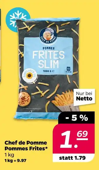 NETTO Chef de pomme pommes frites Angebot