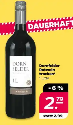 NETTO Dornfelder rotwein trocken Angebot