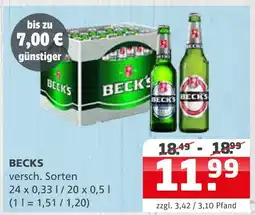 Getränke Quelle Beck's Angebot