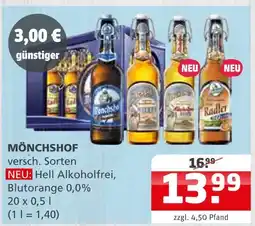 Getränke Quelle Mönchshof Angebot