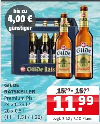 Getränke Quelle Gilde ratskeller Angebot
