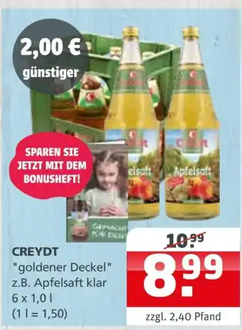 Getränke Quelle Creydt goldener deckel Angebot