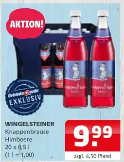 Getränke Quelle Wingelsteiner knappenbrause himbeere Angebot
