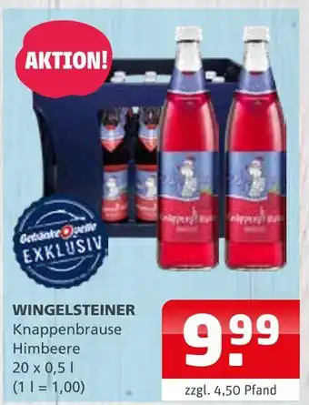 Getränke Quelle Wingelsteiner knappenbrause himbeere Angebot