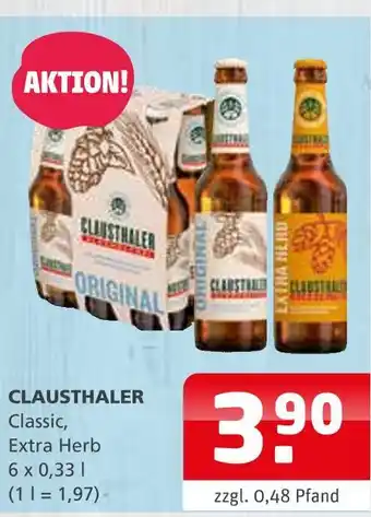 Getränke Quelle Clausthaler Angebot