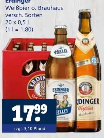 Getränkewelt Erdinger weißbier o. brauhaus Angebot
