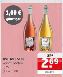 Getränke Quelle Jive mit sekt Angebot