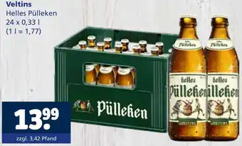 Getränkewelt Veltins helles pülleken Angebot