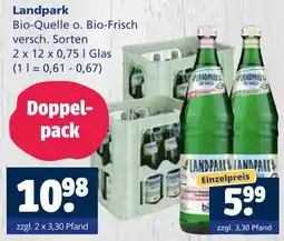Getränkewelt Landpark bio-quelle o. bio-frisch Angebot