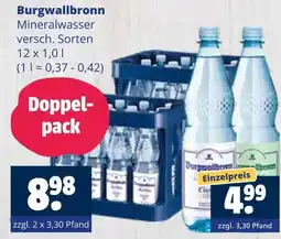 Getränkewelt Burgwallbronn mineralwasser Angebot