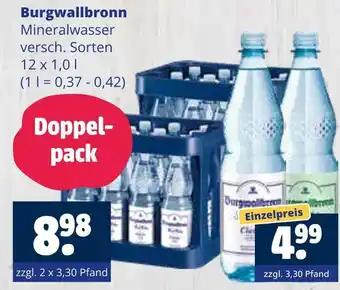 Getränkewelt Burgwallbronn mineralwasser Angebot