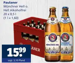 Getränkewelt Paulaner münchner hell o. hell alkoholfrei Angebot