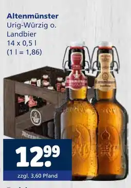 Getränkewelt Altenmünster urig-würzig o. landbier Angebot