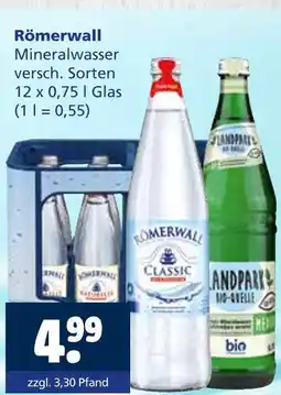 Getränkewelt Römerwall mineralwasser Angebot