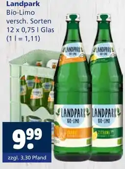 Getränkewelt Landpark bio-limo Angebot